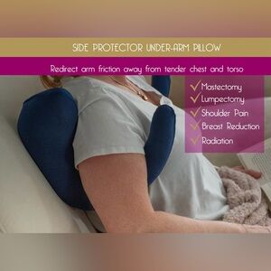 Mastectomy Pillows - NEW NEVER USED - Blue One Size